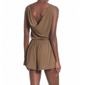 Leith Olive Green Romper